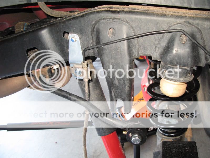 Jeep jk brake line extension brackets